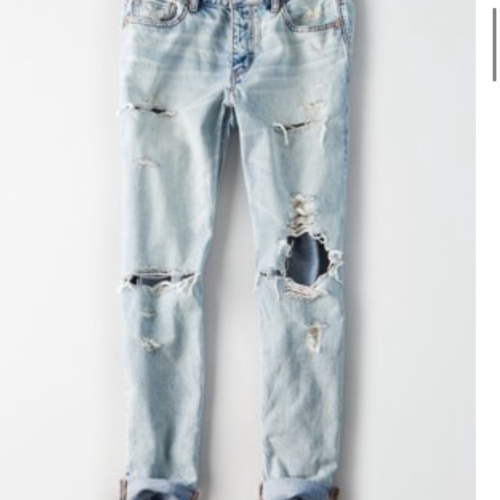 American Eagle Acid wash TOMGIRL jeans